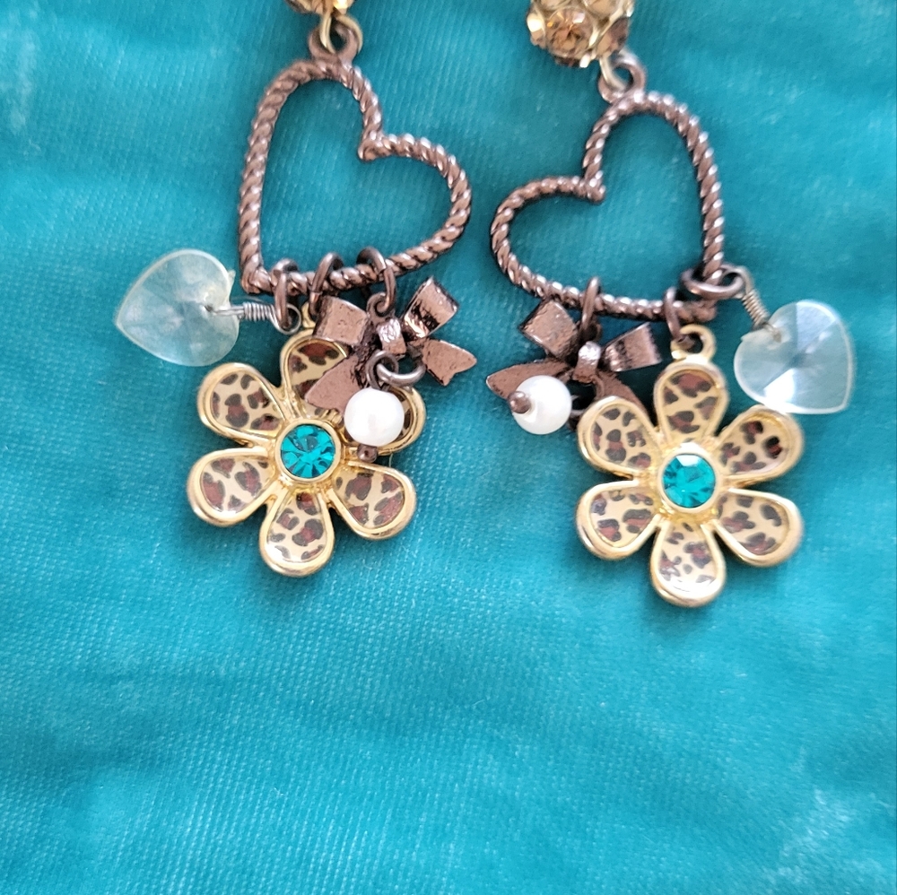Betsy Johnson dangle earrings